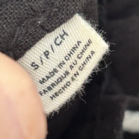 Roxy Oceanside Beach Pant Linen Blend Black Lounge Pants Womens Size Small Flowy - Picture 9 of 13